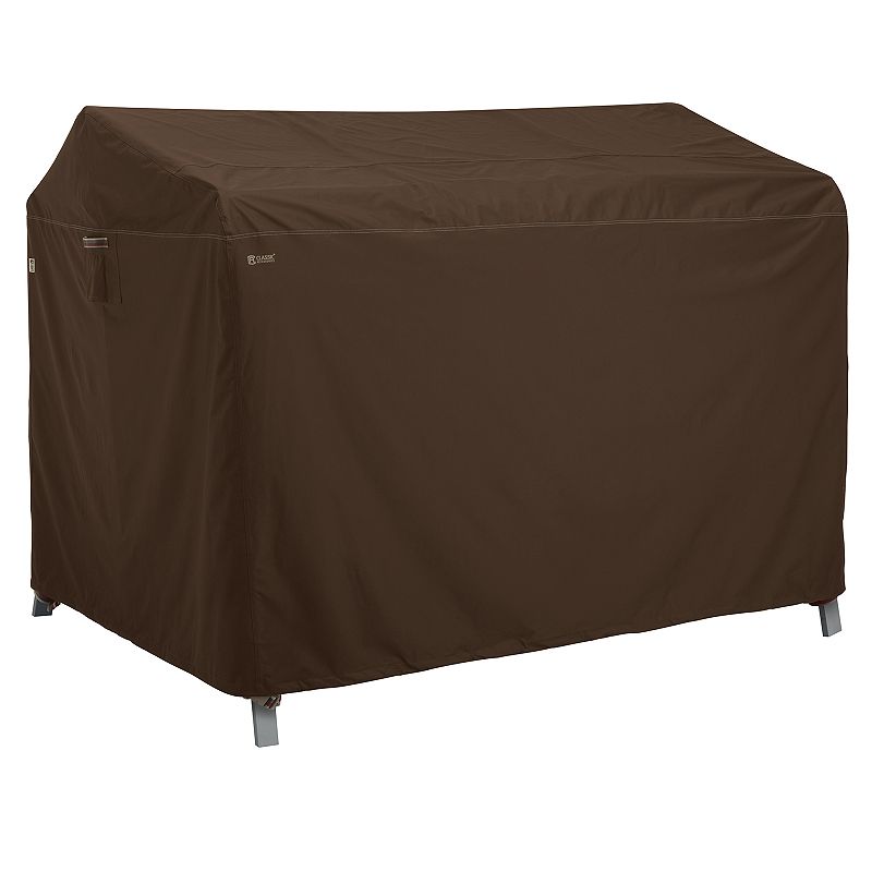 Classic Accessories Madrona RainProof Patio Canopy Swing Cover, Dark Brown