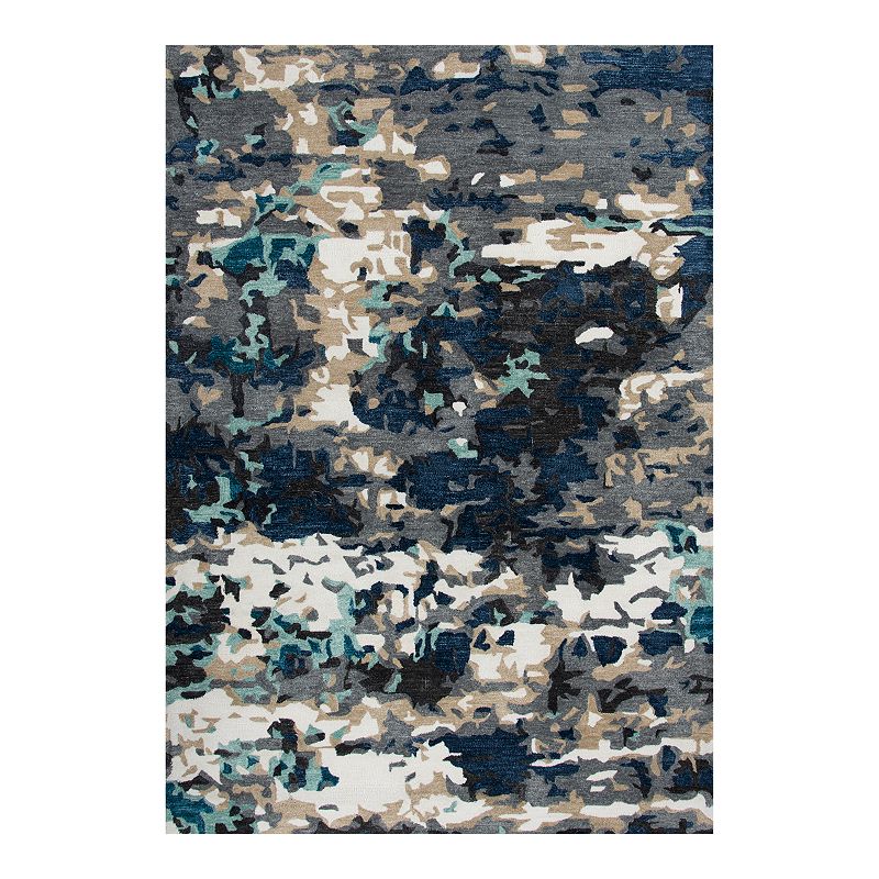 Rizzy Home Morgan Metro Rug, Grey, 5X7.5 Ft