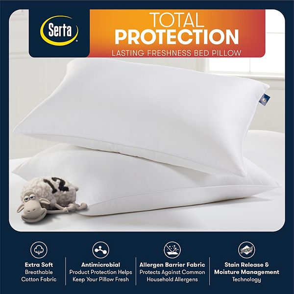 Serta Total Protection Bed Pillow