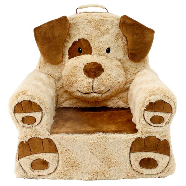 First impressions plush store dog chair