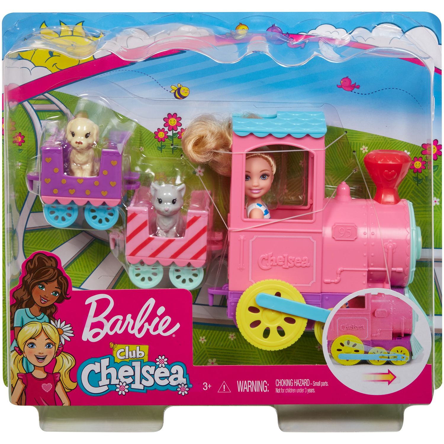 barbie club chelsea doll and horse