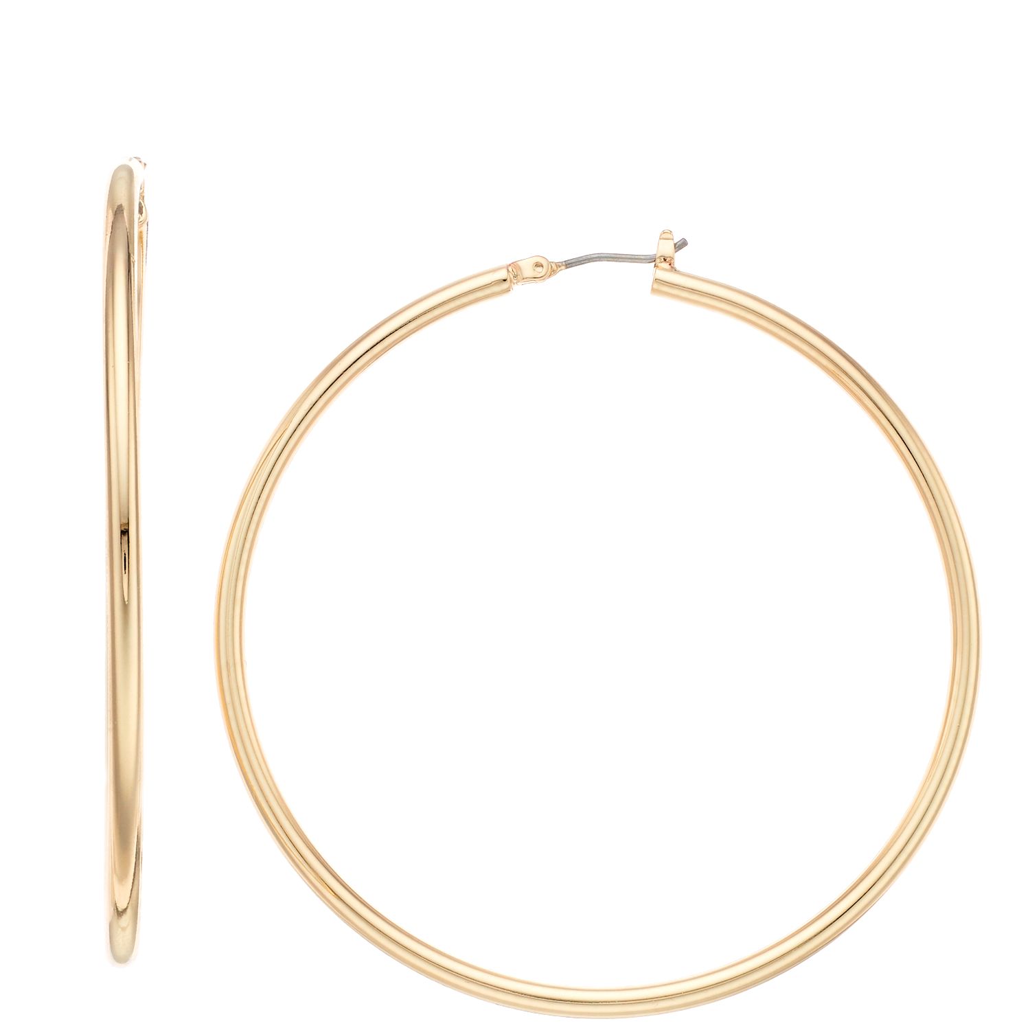 nine west hoop earrings