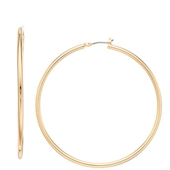Nine West Large Hoop Earrings
