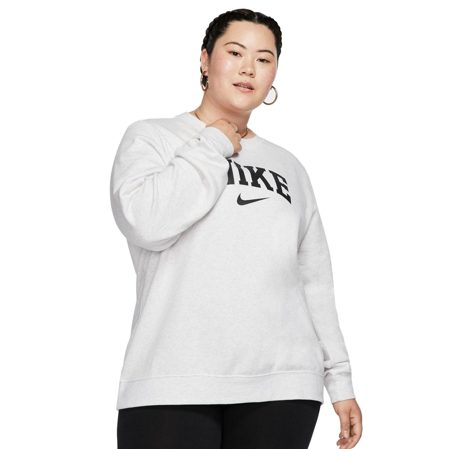 nike plus size sweatshirt