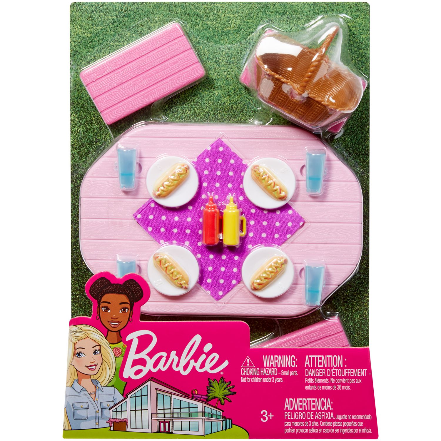 barbie picnic table playset