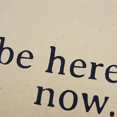 Rizzy Home Beth Be Here Now Throw Pillow