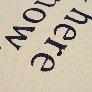 Rizzy Home Beth Be Here Now Throw Pillow