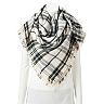 Women's Apt. 9® Plaid To Houndstooth Blanket Square Scarf