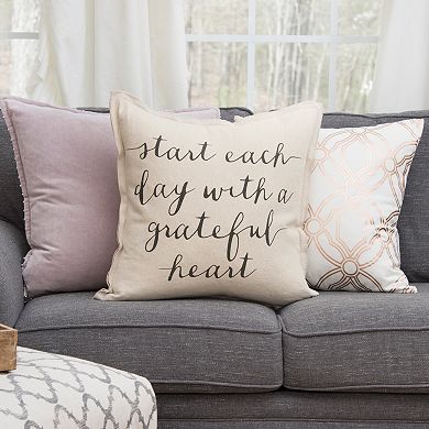 Rizzy Home Start Day Throw Pillow