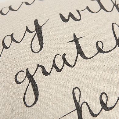 Rizzy Home Start Day Throw Pillow