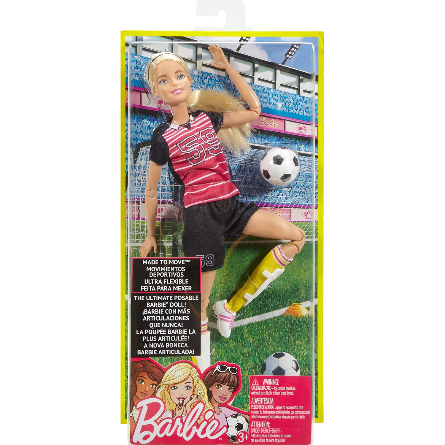 barbie made to move soccer player