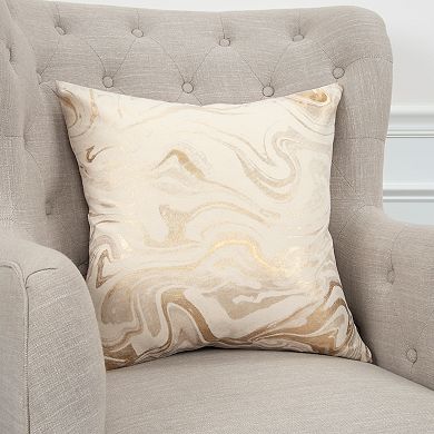 Rizzy Home Julie Foil Throw Pillow