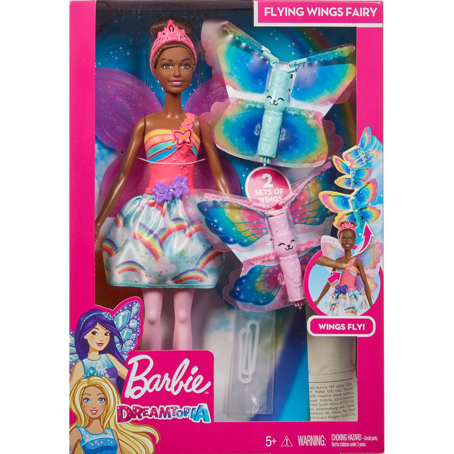 barbie dreamtopia flying wings fairy doll