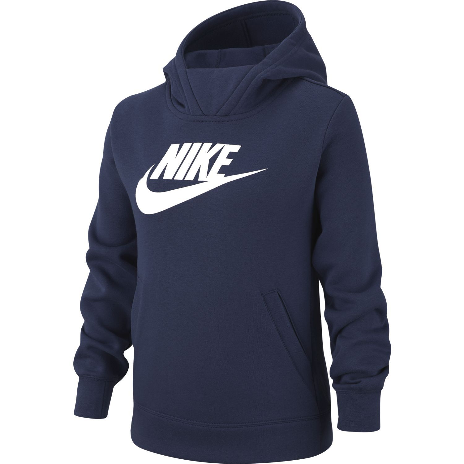 blue nike zip up hoodie