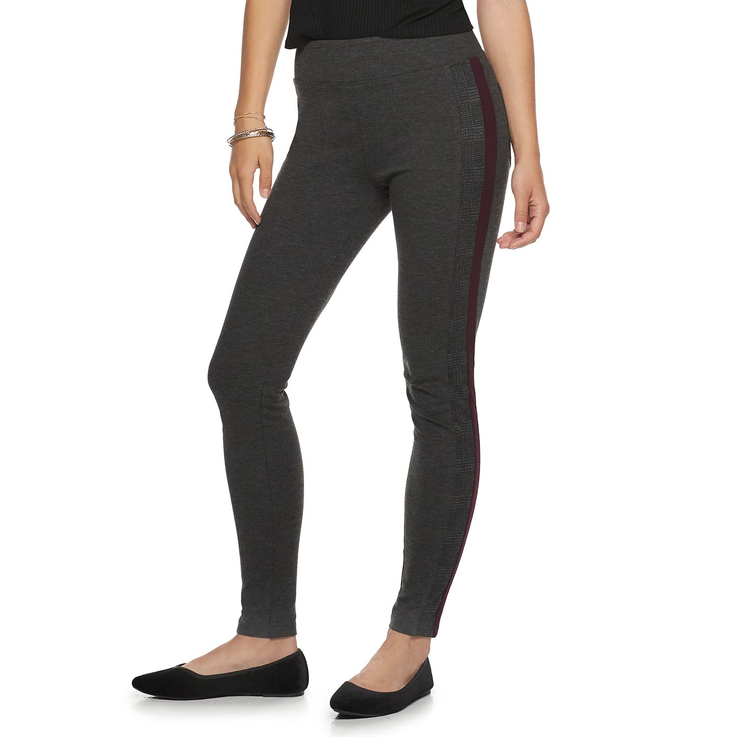 ankle length leggings with zip