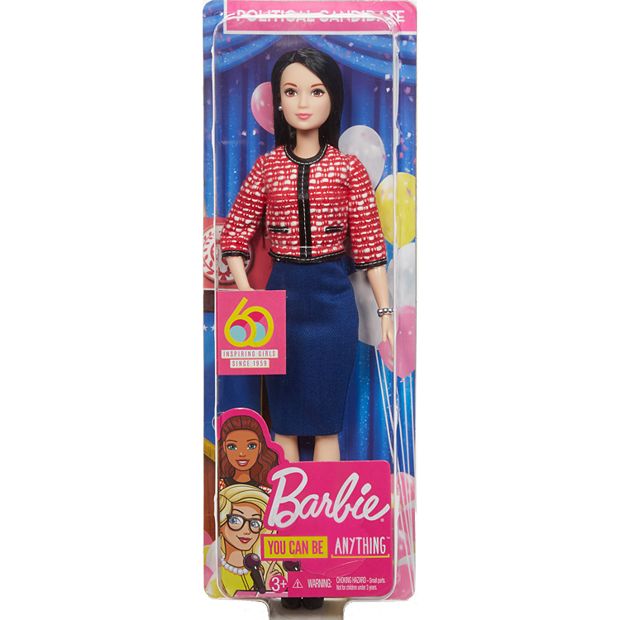 Burger Simplicity bungee jump Barbie® 60th Anniversary Political Candidate Doll