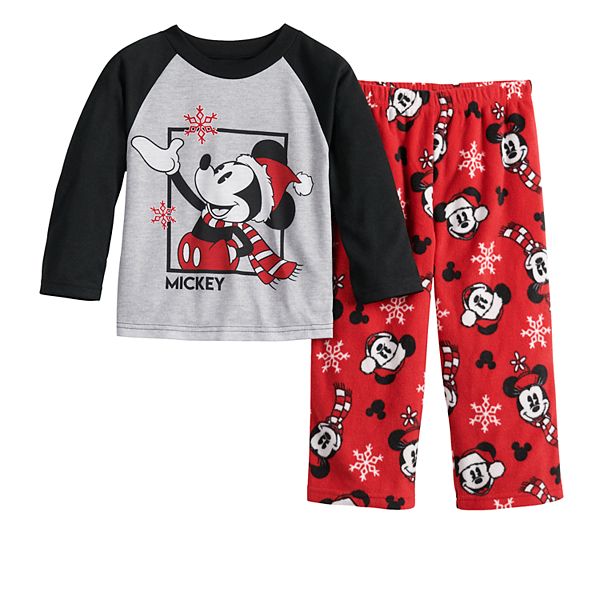 Disney's Mickey Mouse Toddler Top & Bottoms Pajama Set by Jammies For ...