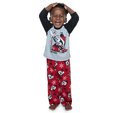 Disney's Mickey Mouse Toddler Top & Bottoms Pajama Set by Jammies For Your Families