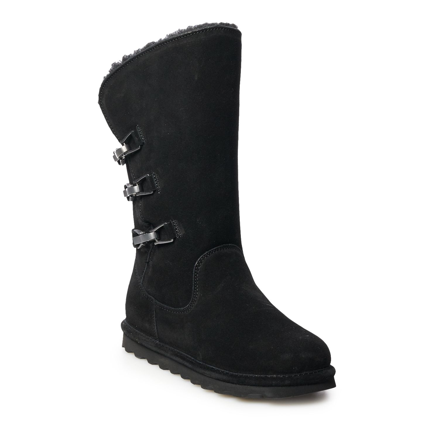 bearpaw boots womens black