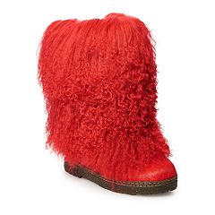 Red boots hot sale kohls