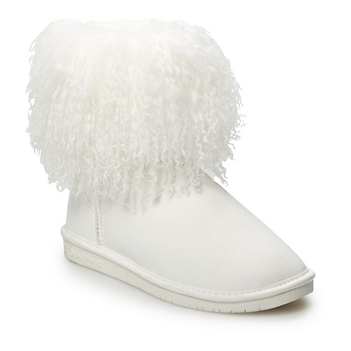 Bearpaw Boo Womens Curly Lamb Boots