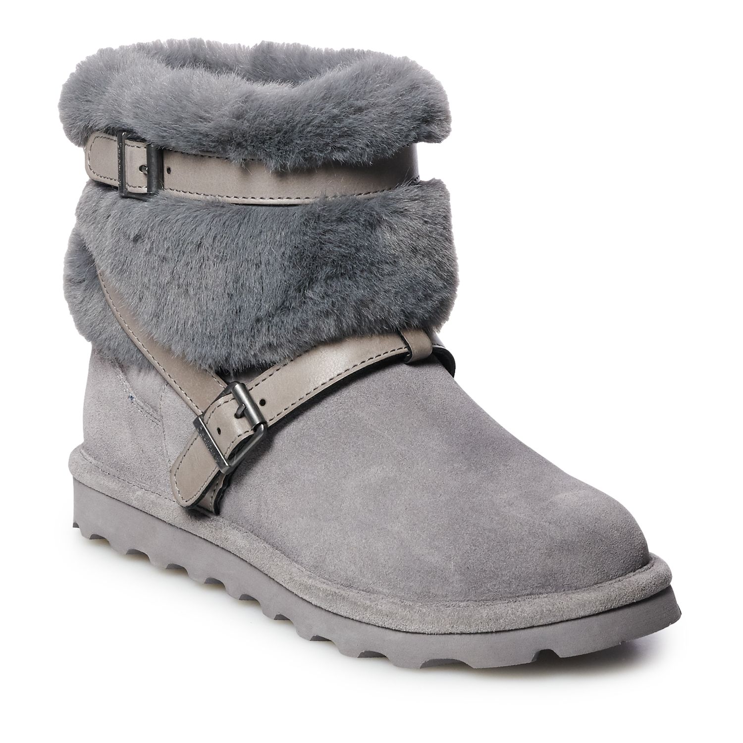 gray bearpaw boots