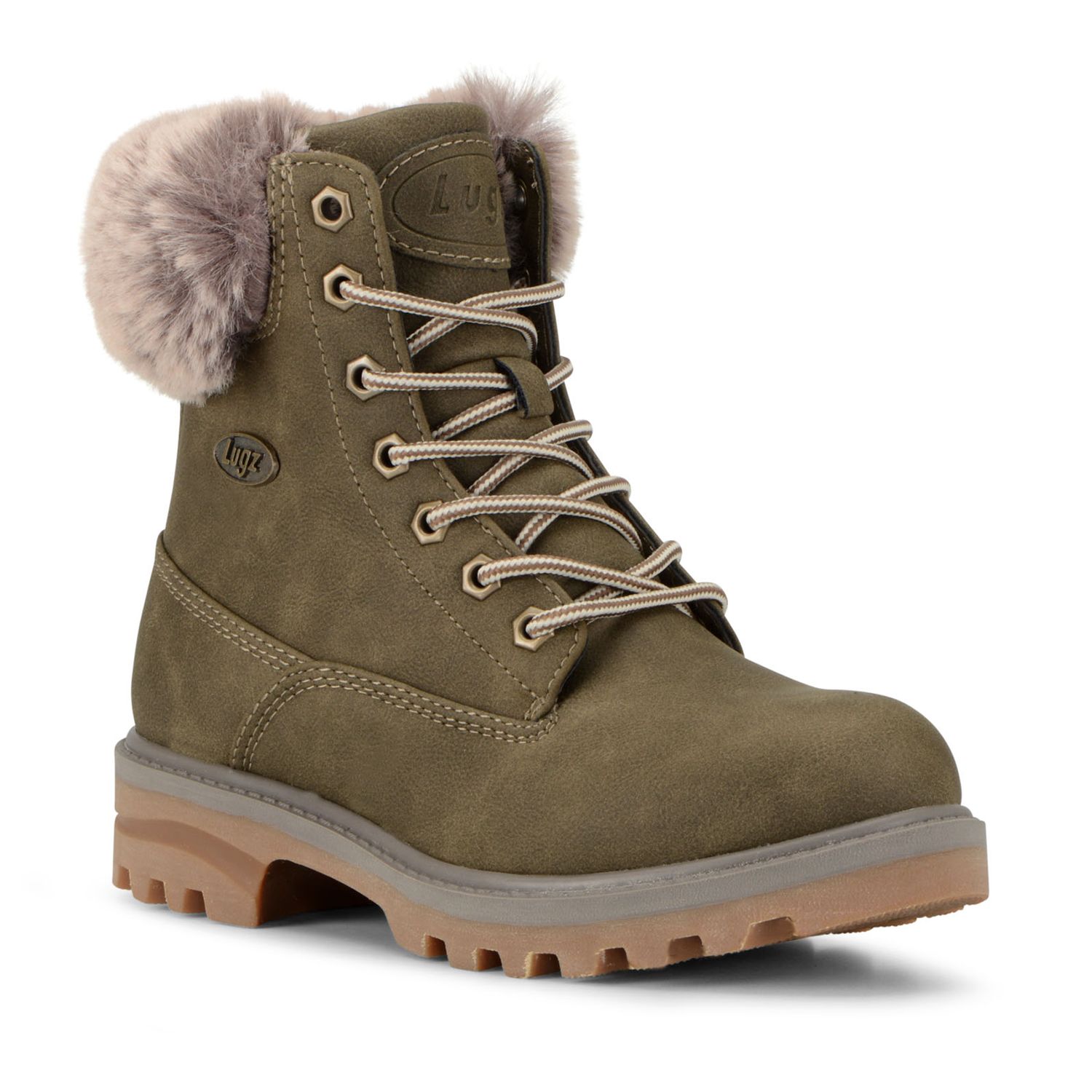 fold down boots with fur