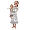 Toddler Girl Jammies For Your Families Joy Love Peace Family Microfleece Nightgown & Doll Gown Set