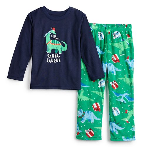 Toddler Jammies For Your Families Dino Family Tee & Pants Pajama Set