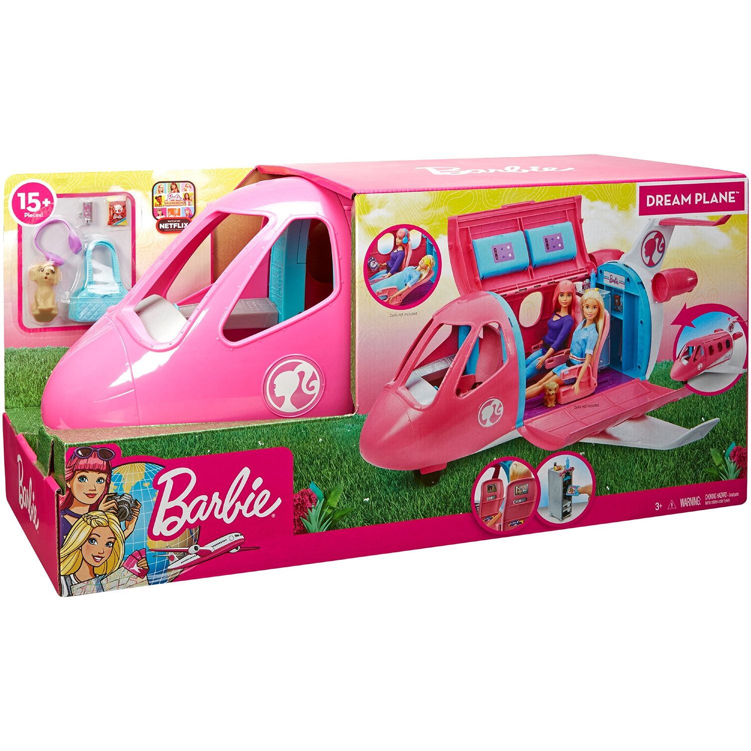 Multicolor for sale online Barbie GDG76 Dreamplane Playset 