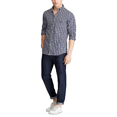 Men's Chaps Classic-Fit Stretch Easy-Care Button-Down Shirt