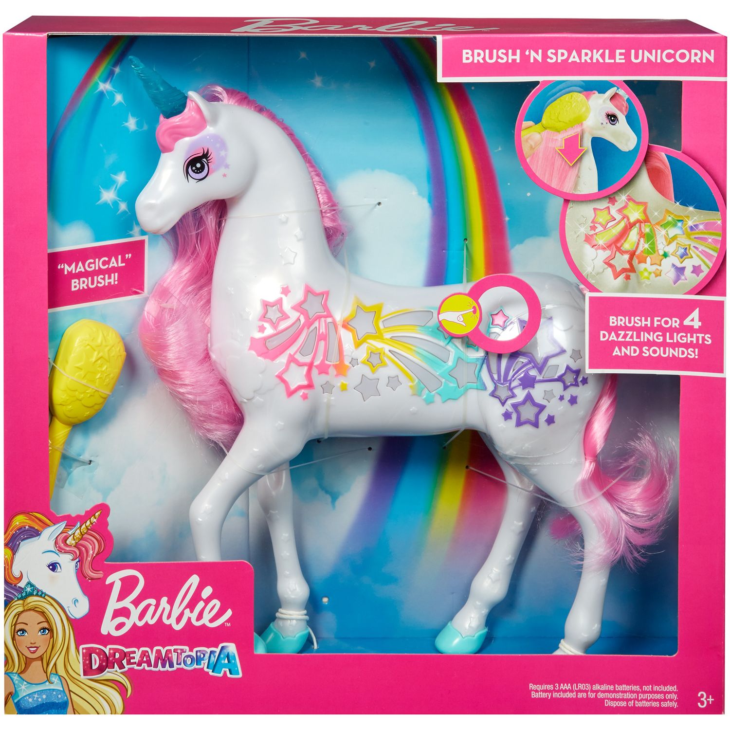 barbie dreamtopia unicorn and carriage