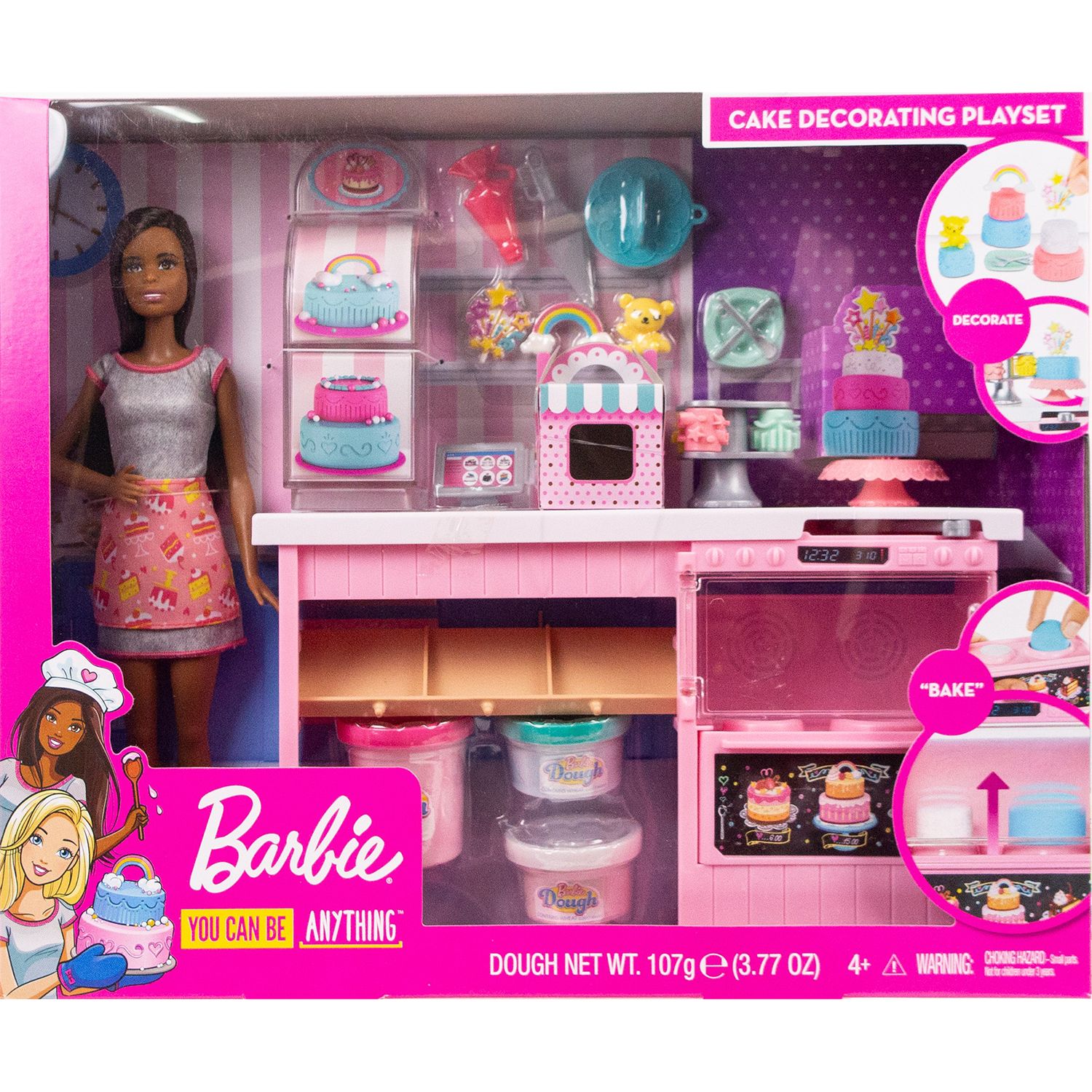 barbie baker play set