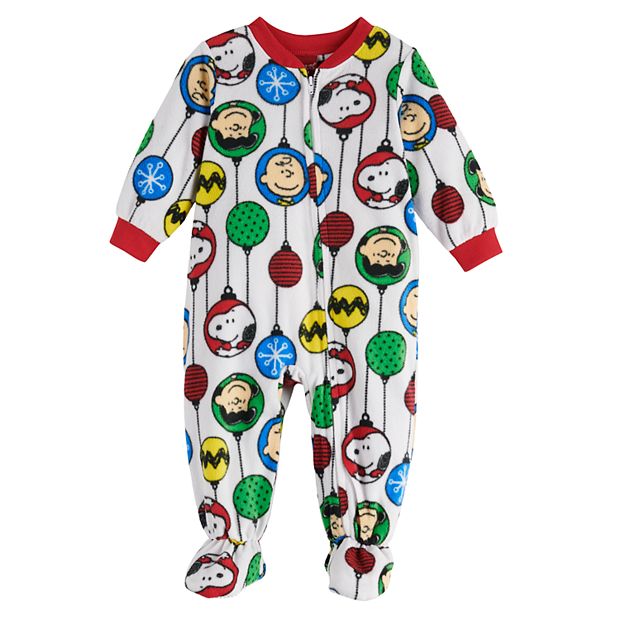 Baby Jammies For Your Families Peanuts Snoopy Footed Pajamas