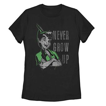 Disney's Peter Pan Juniors' "Never Grow Up" Retro Tee
