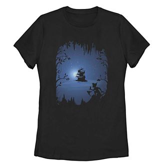 Disney's Peter Pan Juniors' Midnight Ship Portrait Tee