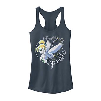 Disney's Tinkerbell Juniors' "I Don't Sweat I Sparkle" Tank Top