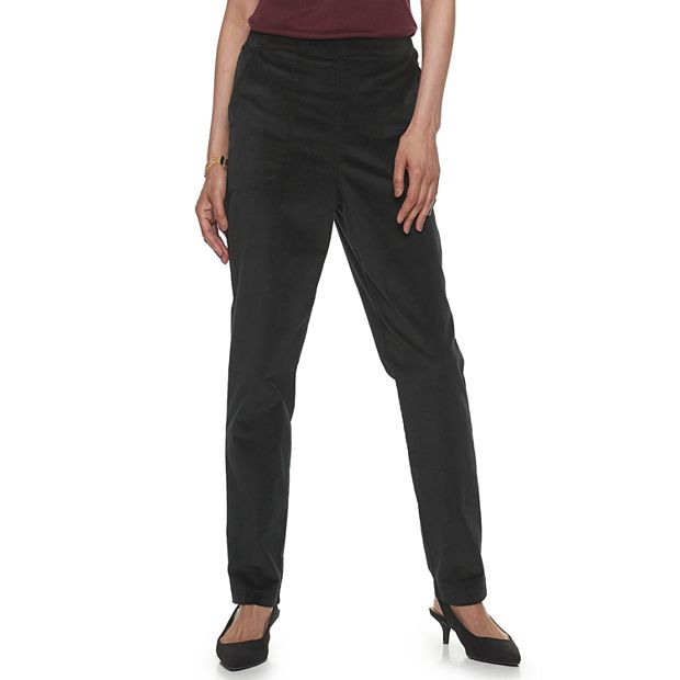 Women's Croft & Barrow® Pull-On Stretch Corduroy Pants