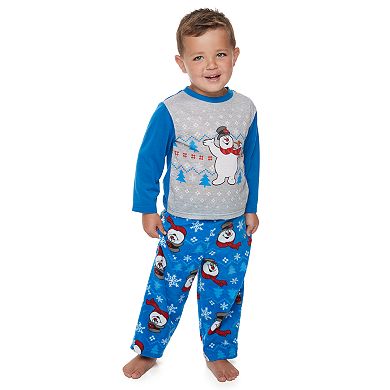 Toddler Jammies For Your Families Frosty the Snowman Top & Bottoms Pajama Set