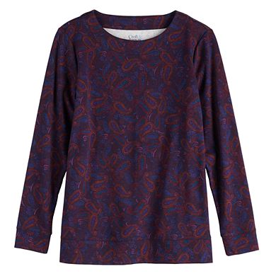 Women's Croft & Barrow® Extra Soft Crewneck Sweatshirt