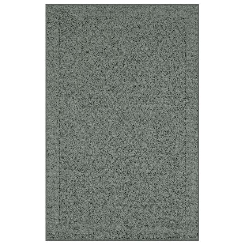 Maples Essex Area and Washable Throw Rug, Grey, 5X7 Ft