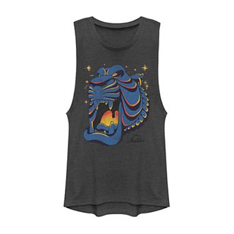 Juniors' Disney's Aladdin Cave of Wonders Graphic Muscle Tank Top
