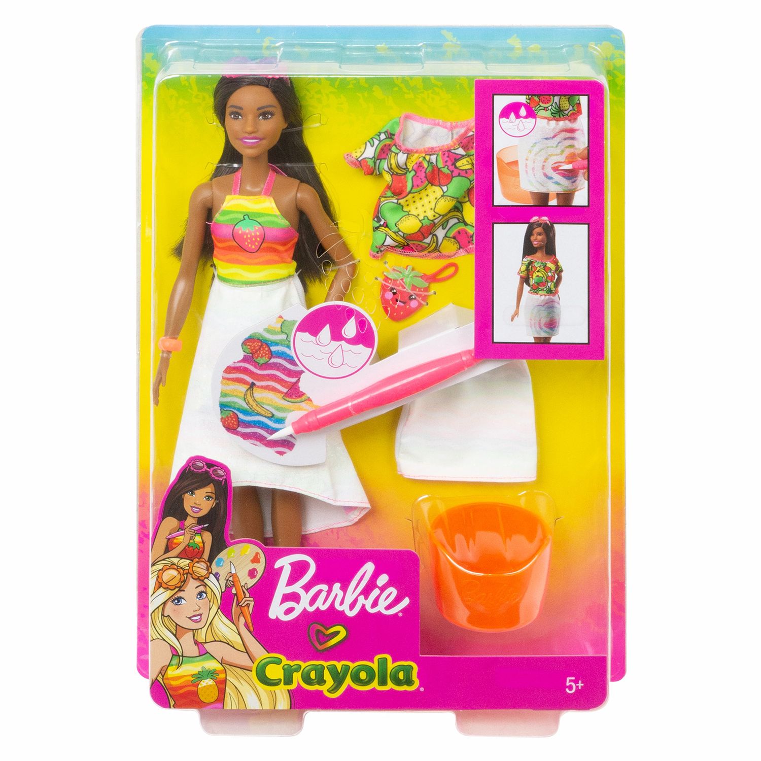 barbie crayola