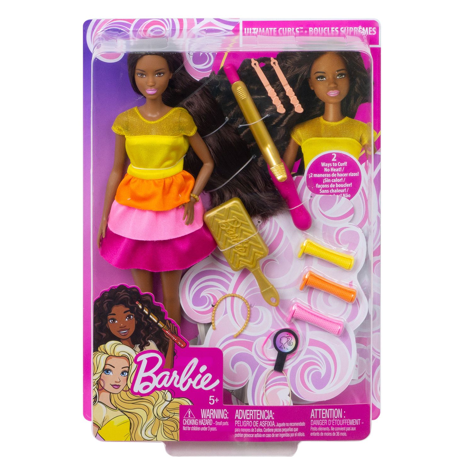 barbie curling iron