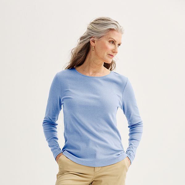 Women's Croft & Barrow® Essential Crewneck Tee