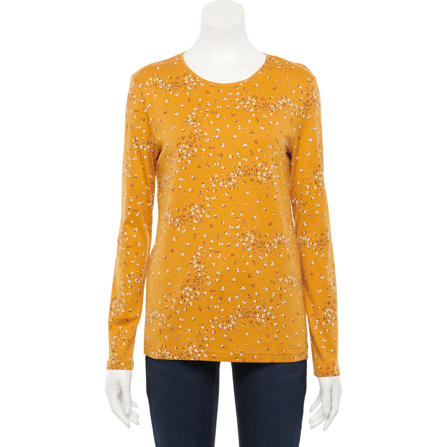 kohls yellow tops