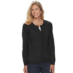 Women's Croft & Barrow® Cozy Button-Front Cardigan