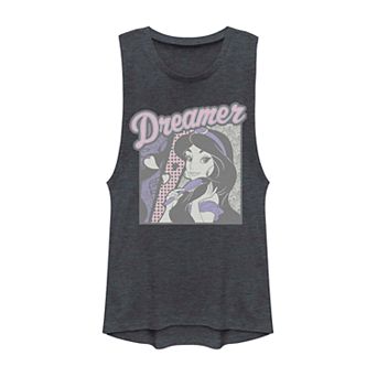 Juniors' Disney's Aladdin Jasmine "Dreamer" Pop Art Muscle Tank Top