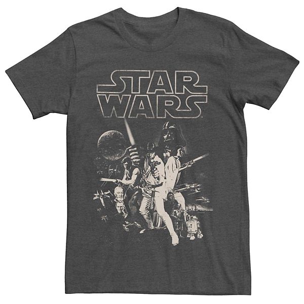 Men's Star Wars Vintage Group Poster Tee