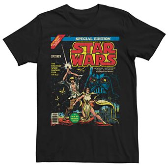 Men's Star Wars Vintage Magazine Cover Tee